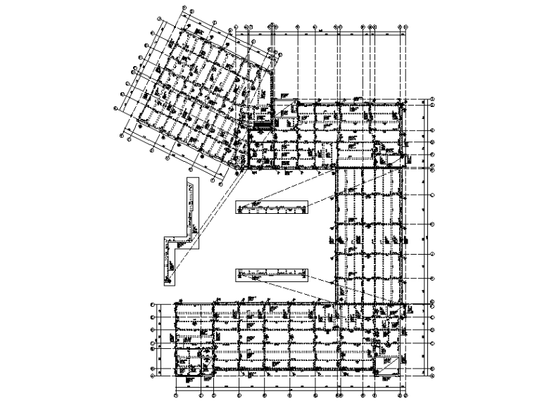 5层框架结构建筑教学楼资料下载-[四川]5层钢混框架结构职业学院教学楼建筑结构施工图（2015）