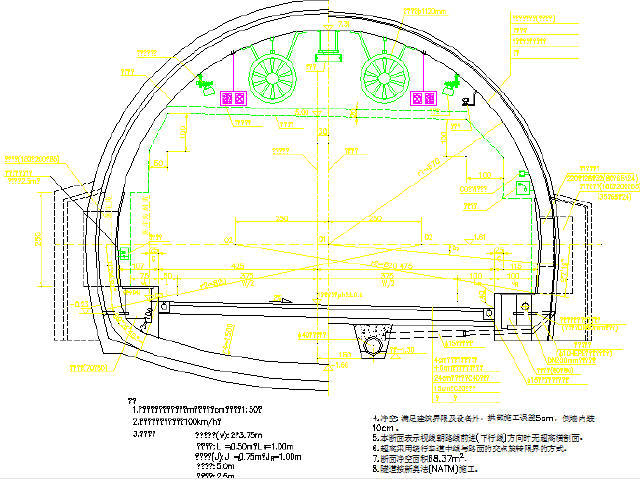 高速标准横断面图资料下载-[浙江]双向四车道高速公路工程标准图124张CAD（路桥隧）