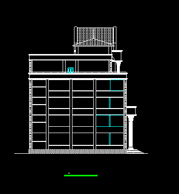 某卫生学校实验楼建筑施工图