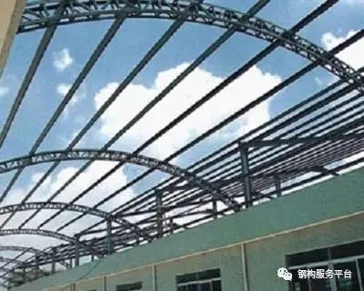 钢结构吊装监测监控资料下载-大跨度拱形钢结构安装施工工法