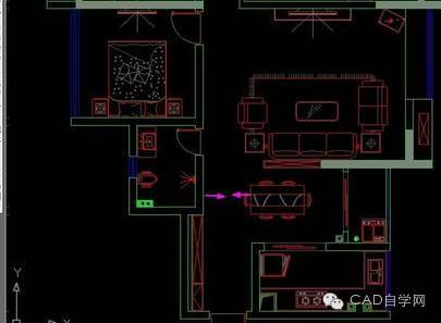 CAD教程：C平面布局时客餐厅注意事项_5