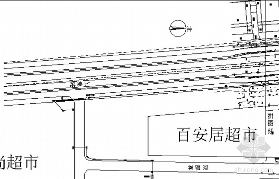 线路改造安装资料下载-某线路改造工程高压电缆布置竣工图