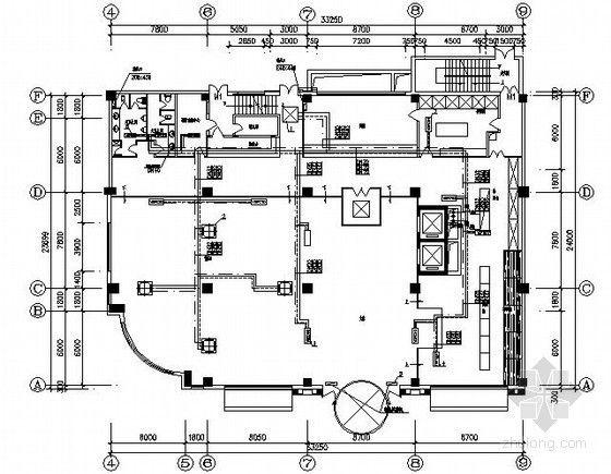 水冷模块机施工图资料下载-酒店中央空调设计施工图（风冷模块式机组）