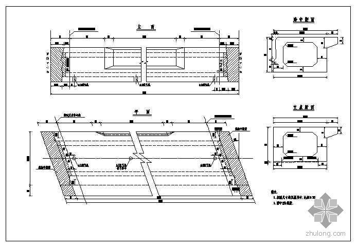 装配式空心板梁图资料下载-16米装配式预应力混凝土连续空心板设计图范例