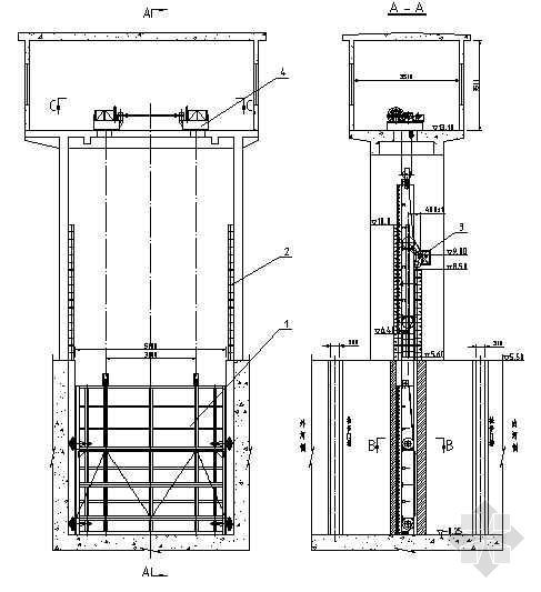 小闸门设计图资料下载-某4.8×4.9米钢闸门设计图