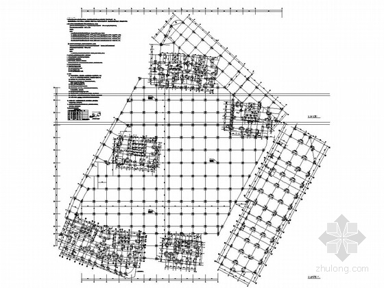 纯单层地下车库资料下载-[浙江]地下单层框架结构地下车库结构施工图
