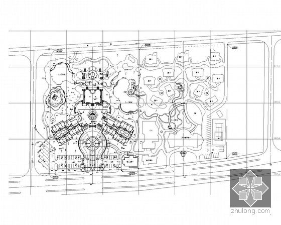 [图块/节点]景观竖向设计施工图范例