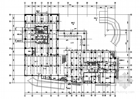 派出所给排水dwg资料下载-某高层建筑给排水设计图