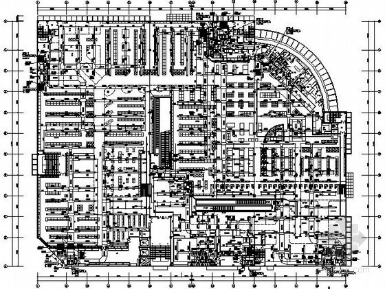 大型超市CAD施工图资料下载-[珠海]大型超市空调设计施工图