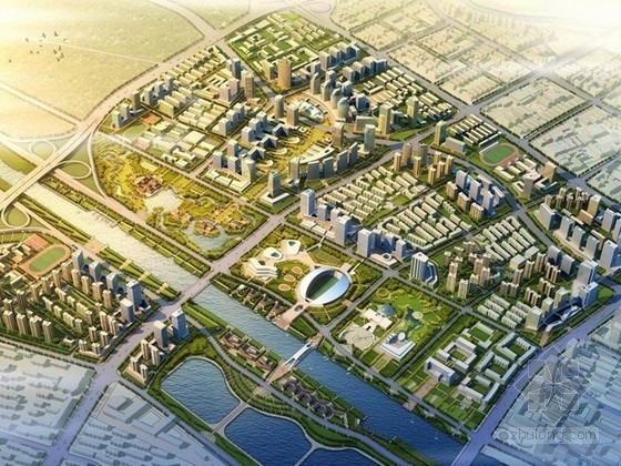 村庄城市规划设计方案资料下载-[天津]城市规划及单体设计方案文本