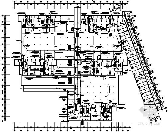 大型地下室电气施工图纸（车库、设备房、商铺）- 