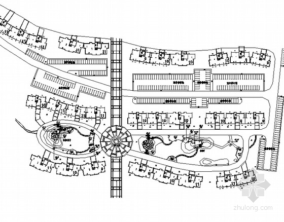 高级住宅区图片资料下载-高级住宅区中心公园景观工程全套施工图