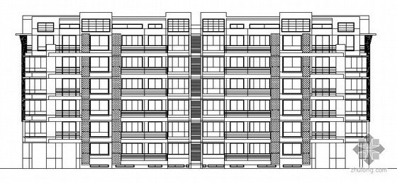 墨西哥清水环绕的住宅资料下载-杭州清水湾某住宅2号楼建筑方案图