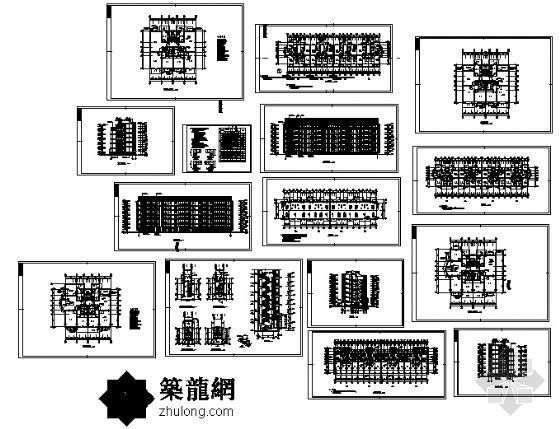 六层跃层式住宅建筑施工图-4