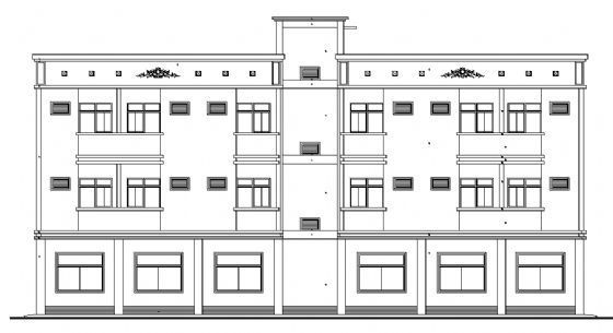 宿舍楼消防施工图设计资料下载-多层宿舍楼建筑施工图