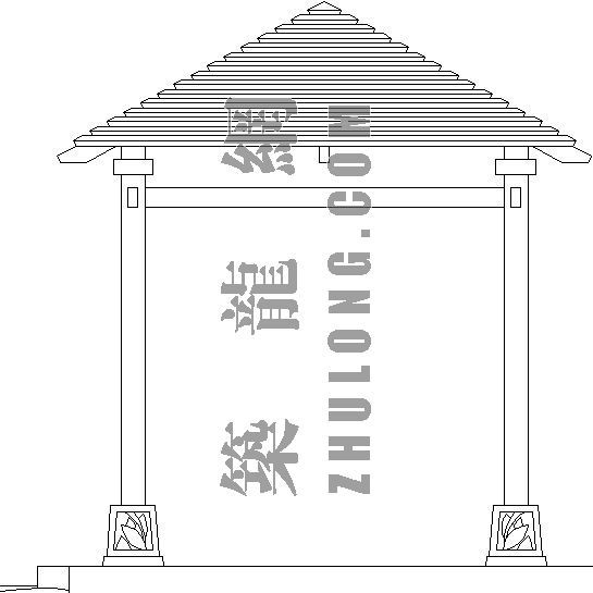 休息亭节点资料下载-休息亭施工图