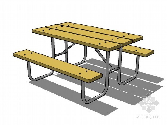 skp模型桌椅资料下载-室外座椅