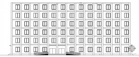 六层学生公寓框架结构图资料下载-某六层学生公寓建筑结构毕业设计（计算书+图）