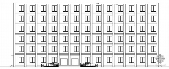 六层公寓方案设计资料下载-某六层学生公寓建筑结构毕业设计（计算书+图）