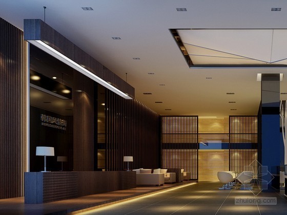 3D售楼处max效果图资料下载-现代风格售楼处大厅3d模型下载