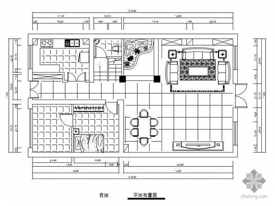 现代欧式别墅装饰资料下载-[北京]欧式三层别墅装修图（含效果图）