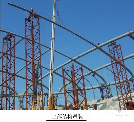 钢结构评审方案资料下载-[上海]钢结构体育馆科技推广示范工程评审资料（新技术）