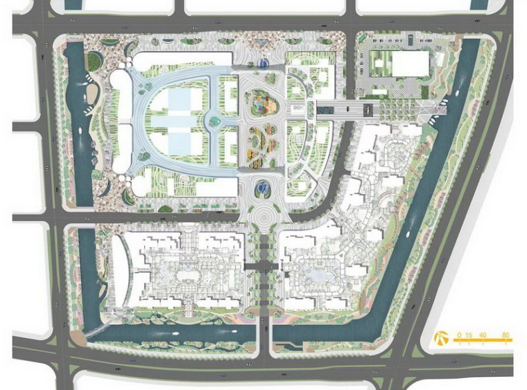 公园商业街设计方案cad资料下载-[宁波]大型商业综合体及周边地块景观概念设计方案（知名公司）