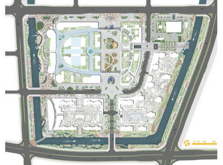 城市小型综合体设计资料下载-[宁波]大型商业综合体及周边地块景观概念设计方案（知名公司）
