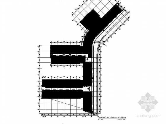 电梯厅施工资料下载-[南京]高档四星级酒店走道及电梯厅施工图（含效果）