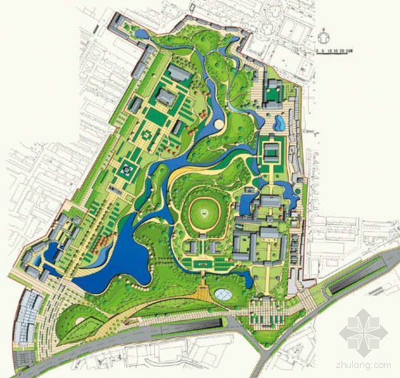 城市小型公园景观设计方案资料下载-公园景观设计方案