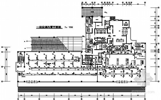 科技楼建筑施工图资料下载-多层科技楼中央空调设计施工图