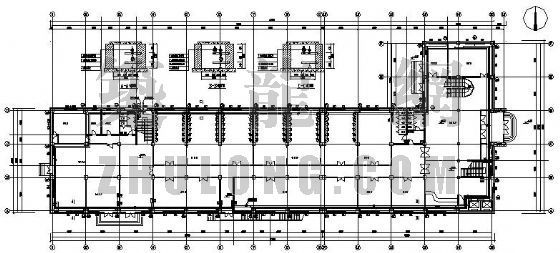 北京建筑工程大学图书馆资料下载-北京某大学图书馆采暖设计图