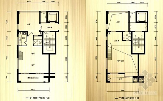 两室两厅的户型图资料下载-两房到四房偷面积方法及户型精选(共73页)