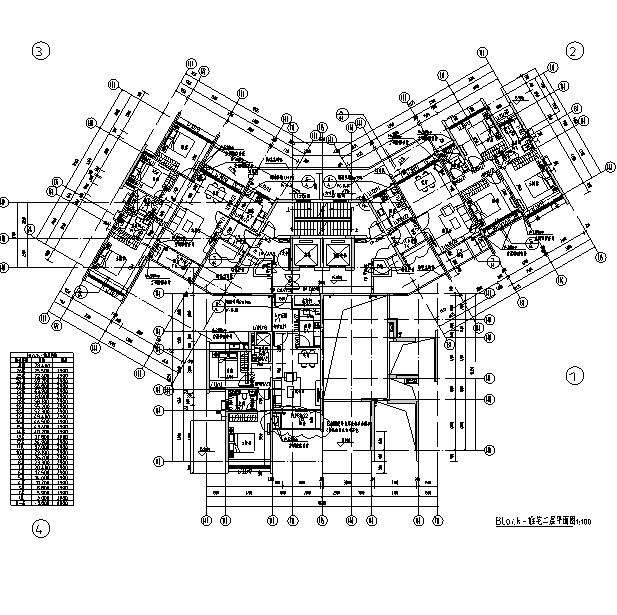 [广州]高层塔式住宅建筑招标图纸（含全专业）-高层塔式住宅建筑招标图纸（含全专业）