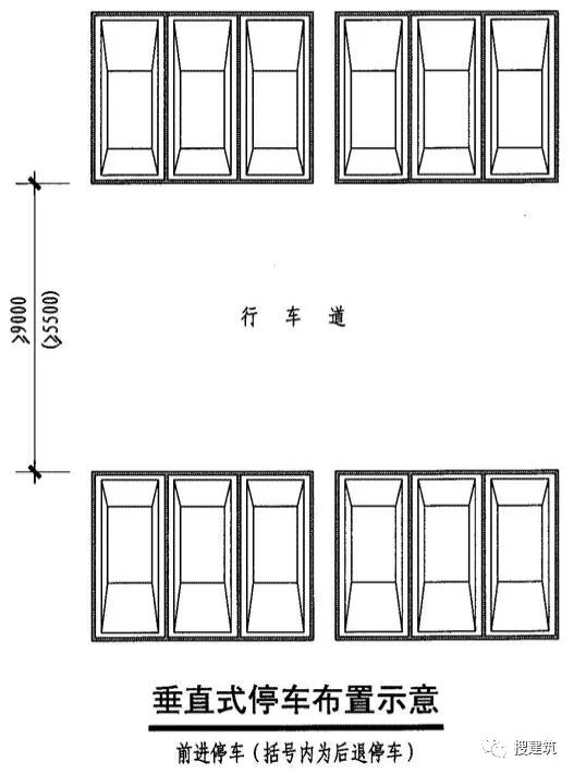 停车场平面图手绘图片