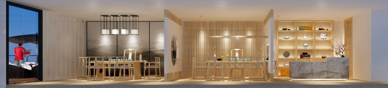 [福州]奋安集装箱改造餐厅设计方案-三层茶室