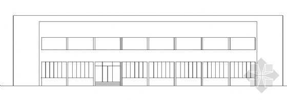 2层管理办公建筑图资料下载-某小型办公室建筑图
