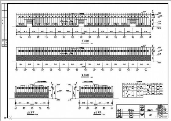 老厂房贴边新建单层钢结构资料下载-桂林某电力厂新建钢结构厂房图纸