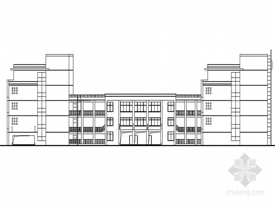 学校新区设计资料下载-[宿迁市]某电视大学学校新区5号6号实训楼建筑施工图