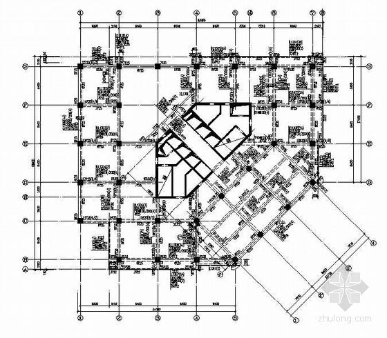 40米宽箱梁配筋图资料下载-十三层梁配筋图(F10结构施工图)