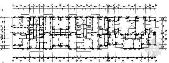 十一层框架结构住宅楼资料下载-某十一层高层框架结构图纸