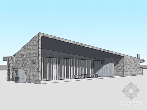 现代大师建筑SketchUp模型下载