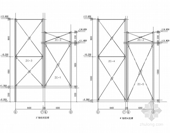 单层钢结构厂房招标文件资料下载-单层钢结构厂房转换图
