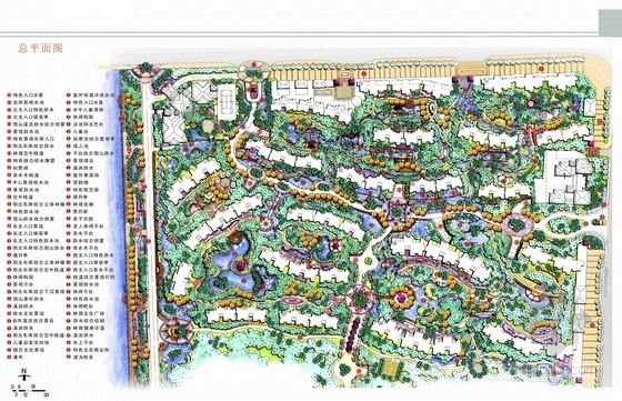 福建园景观设计文本资料下载-[福建]现代风格居住区花园景观设计方案