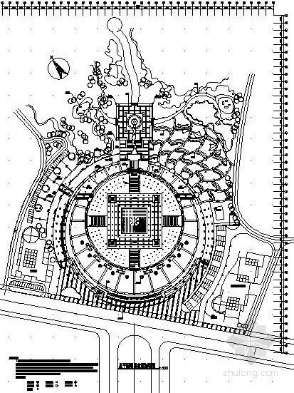 花坛设计图cad资料下载-[重庆]广场景观工程设计图