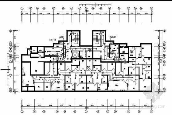 5层住宅楼图纸横道图资料下载-某25层住宅楼电气图纸