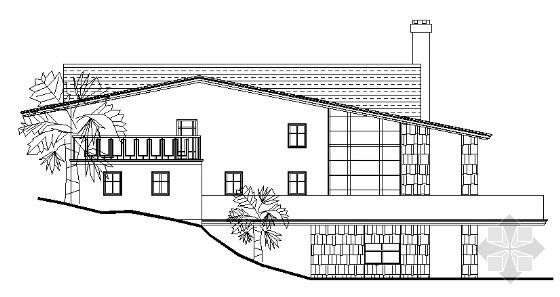 轻钢型别墅设计方案图资料下载-别墅设计方案集-D型别墅