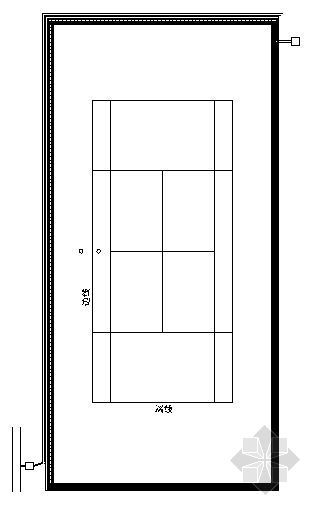 网球场cad立面资料下载-网球场结构图