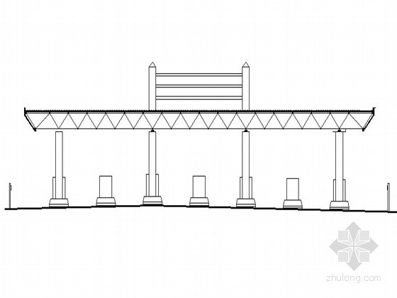 结构初步设计施工图资料下载-某高速收费站建筑初步设计施工图