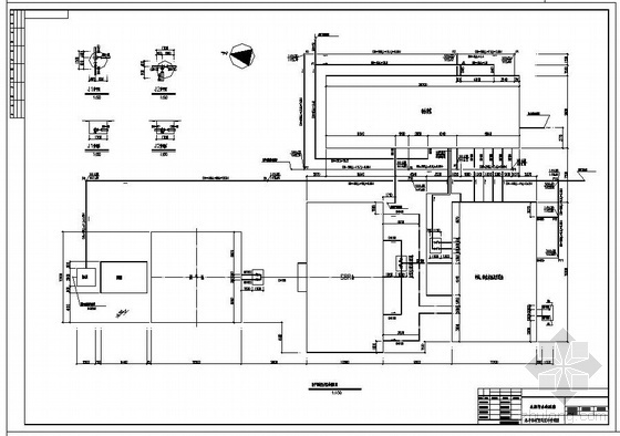生活污水CAD图纸资料下载-宁夏某生活污水处理站图纸